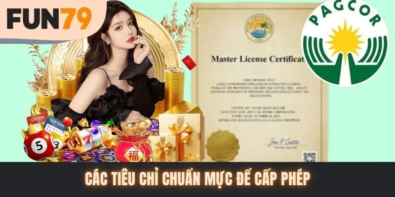 Các tiêu chỉ chuẩn mực để cấp phép